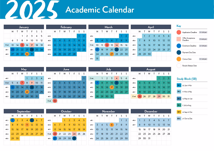 Academic Calendar and Key Dates