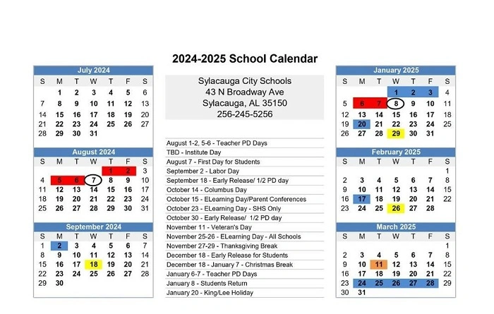 meadowbrook elementary school calendar 4