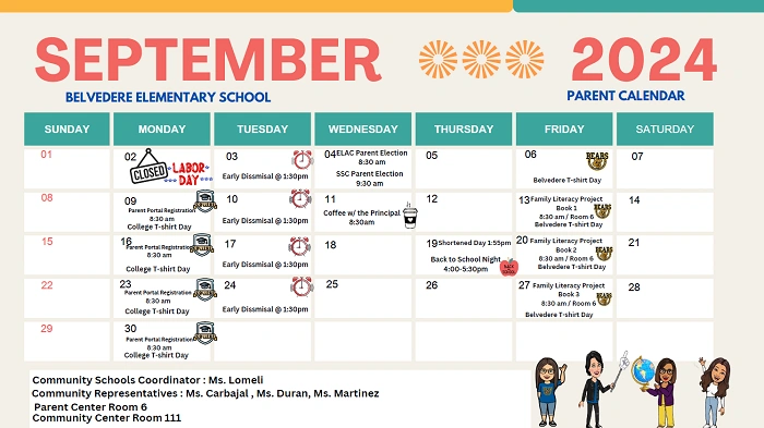 Parents at the Center of the Calendar