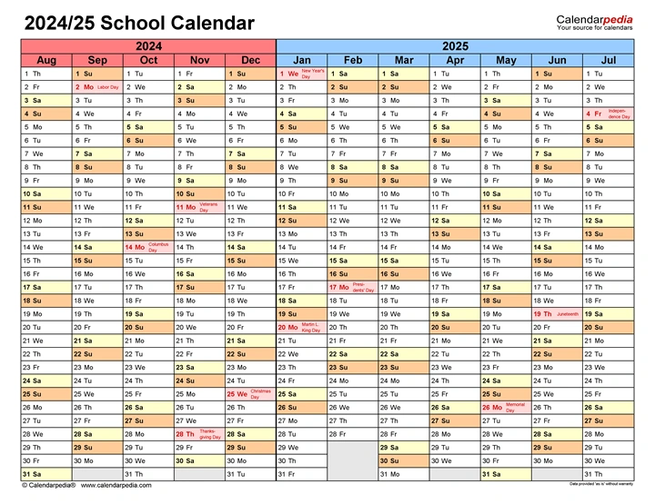 Scituate MA School Calendar 2024–2025