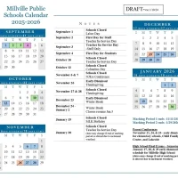 Millville School Calendar 2024–2025: Let’s Learn and Grow!