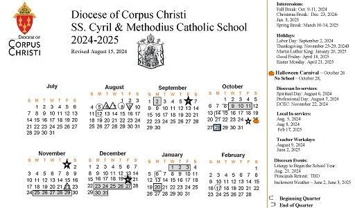 st charles school calendar 5